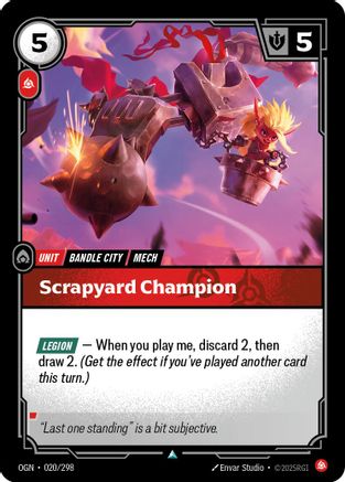 Scrapyard Champion (020/298) - Origins