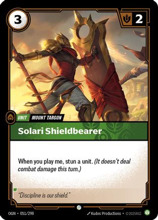 Solari Shieldbearer (051/298) - Origins
