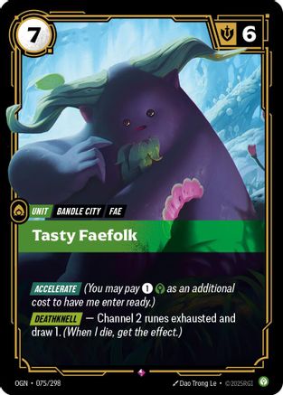 Tasty Faefolk (075/298) - Origins Foil