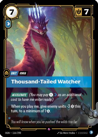 Thousand-Tailed Watcher (116/298) - Origins Foil