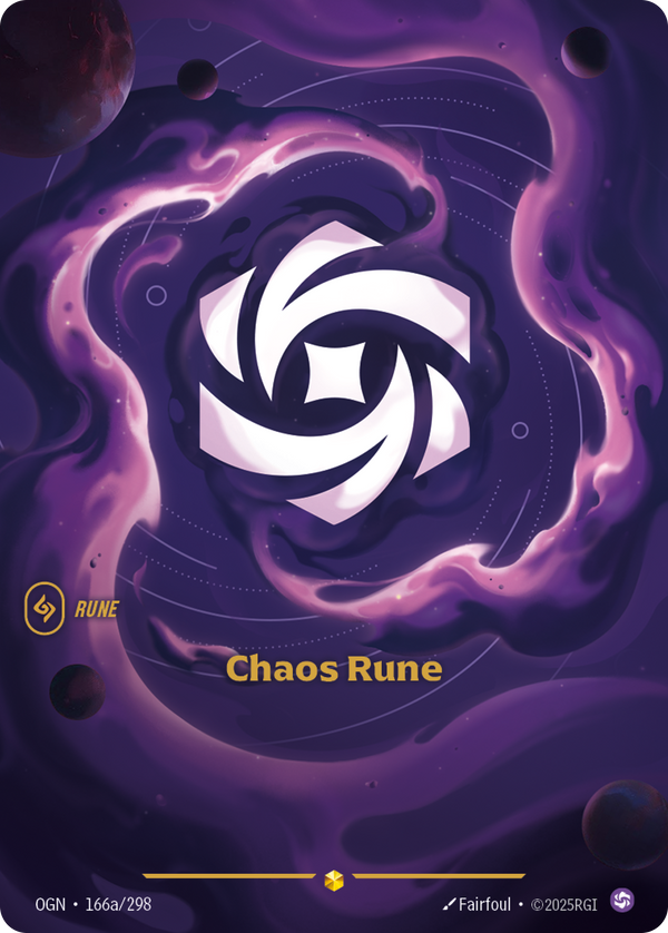 Riftbound Rune: Chaos Rune.