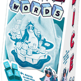 Box of Dice Words game with penguin illustration and text