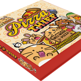 Pizza Thief board game box with cartoon characters on a white background