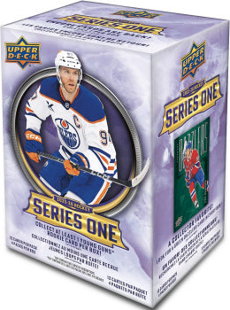 Upper Deck hockey trading card pack with player image and branding