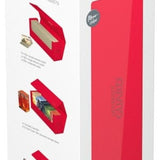 Box of Arkhive Ultimate Guard with red compartments on a white background