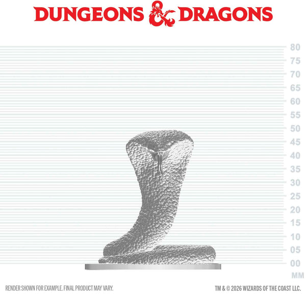 DND UNPAINTED MINIS WV29 POLAR SERPENT