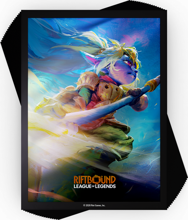 RIFTBOUND LEAGUE OF LEGENDS TCG UNLEASHED ART SLEEVES #4 100CT