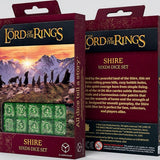 LORD OF THE RINGS SHIRE 10XD6 DICE SET HI/B