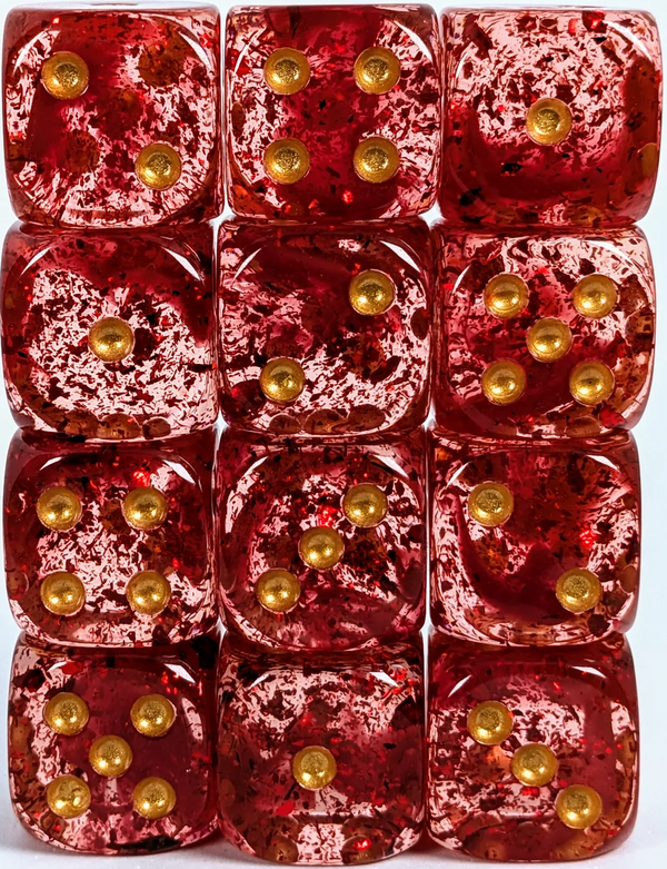 SET OF 12D6 PIPS DICE ALCHEMIST'S STONE