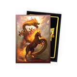 DRAGON SHIELD SLEEVES DUAL MATTE FIRE HORSE 100CT