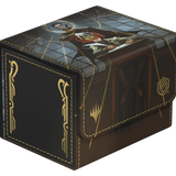 UG DECK CASE SIDEWINDER 100+ XENOSKIN MTG SECRETS OF STRIXHAVEN - BLACK MYTHIC (ALT ART)