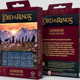 LORD OF THE RINGS GONDOR 10XD6 DICE SET ON/B