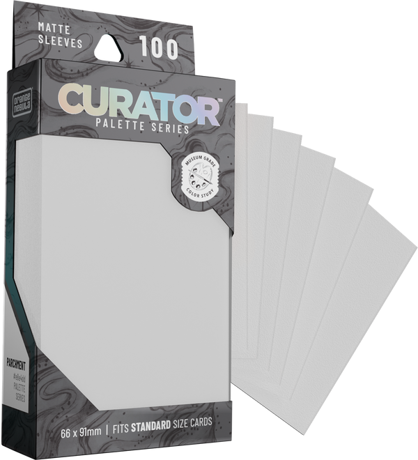 CURATOR SLEEVES PALETTE SERIES: PARCHMENT 100CT