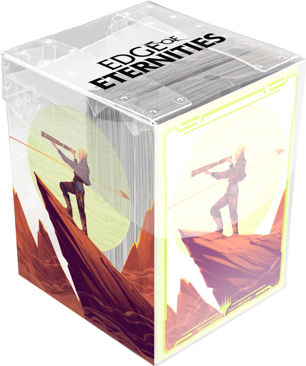 UP D-PRO MTG EDGE OF ETERNITIES CLEAR BOX KEY CHARACTER 100CT Mythic