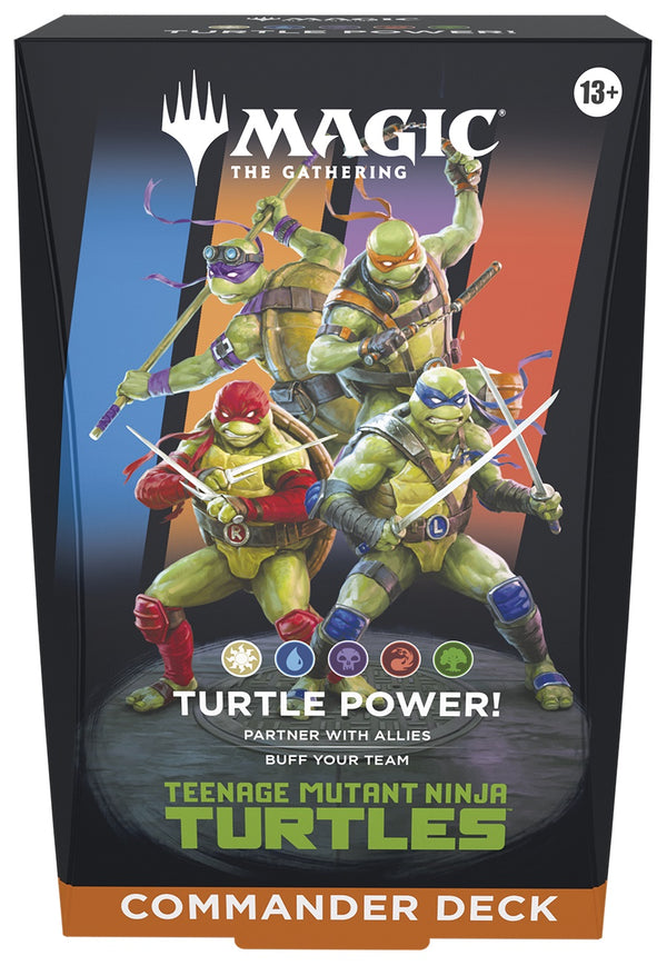 MTG TEENAGE MUTANT NINJA TURTLE POWER! COMMANDER DECK