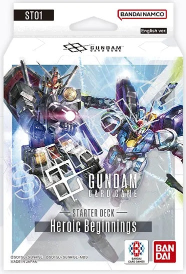 Gundam CG ST-01 HEROIC BEGINNINGS STARTER DECK