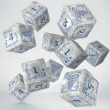 LORD OF THE RINGS RIVENDELL 10XD6 DICE IW/B SET