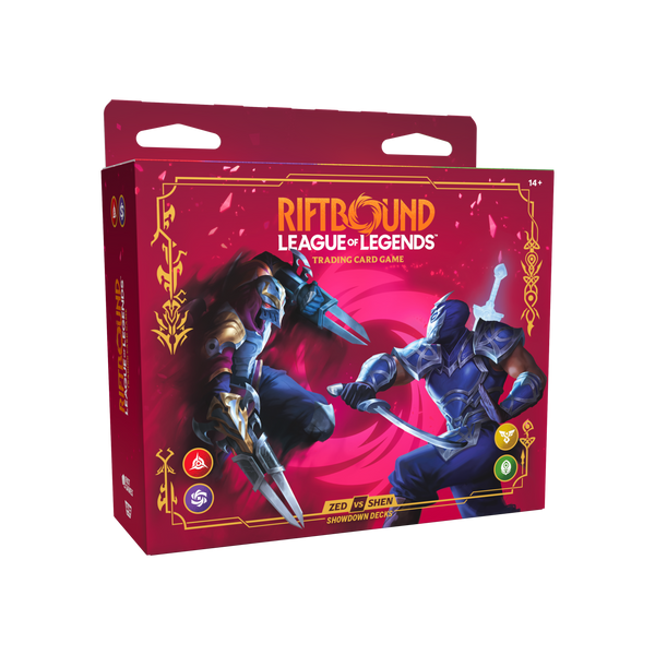 RIFTBOUND LEAGUE OF LEGENDS TCG VENDETTA ZED VS SHEN