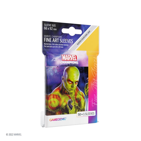 Marvel Champions Fine Art Sleevs: Drax