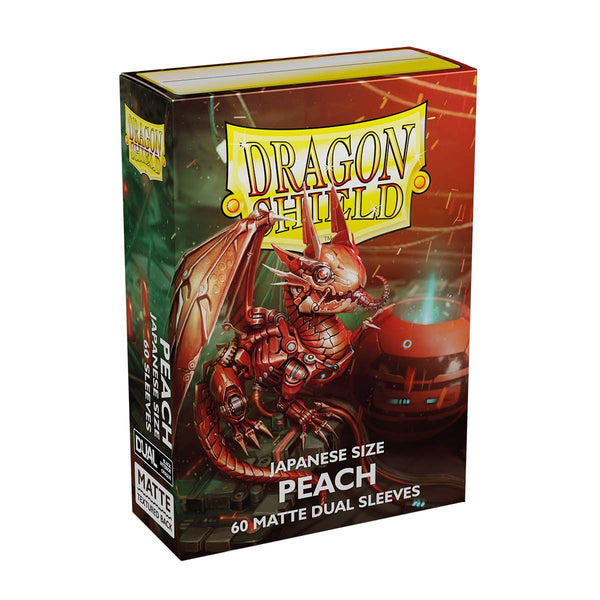 DRAGON SHIELD SLEEVES DUAL JAPANESE MATTE PEACH