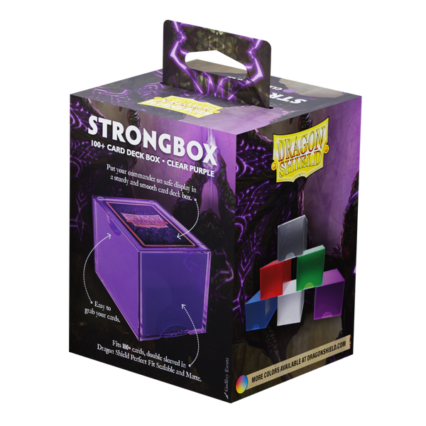 DRAGON SHIELD STRONGBOX CLEAR PURPLE