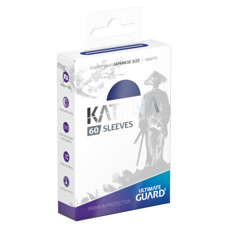 UG Katana Sleeves Japanese 60Ct Blue