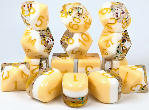 SET OF 15 DICE BIRTHDAY WISHES