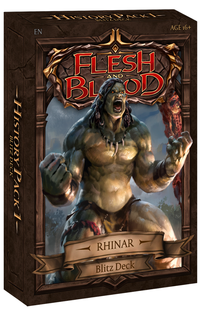 Flesh and Blood History Pack 1 Rhinar Blitz Deck