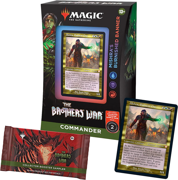 MTG Brothers War Commander Deck Mishra's Burnished Banner