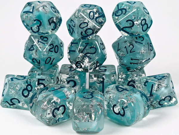 SET OF 15 DICE ARCTIC BLAST