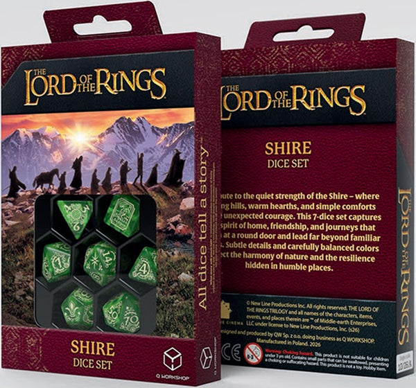 LORD OF THE RINGS SHIRE DICE SET
