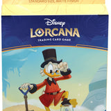 DISNEY LORCANA CARD SLEEVE SET 3 SCROOGE