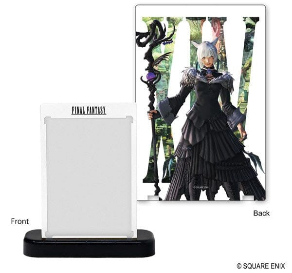 FINAL FANTASY 1TOUCH 35PT EDGE Y'SHTOLA WHITE FRONT DESIGN