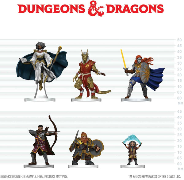 DND ICONS PLAYER'S HANDBOOK SWORDS AND STAVES STARTER SET