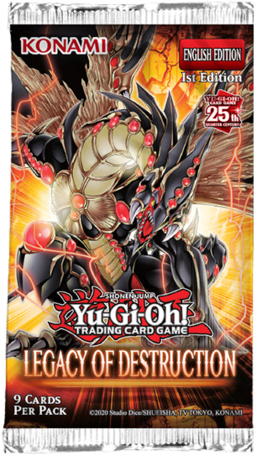 Yu-Gi-Oh! Legacy of Destruction 1st Edition Booster Pack