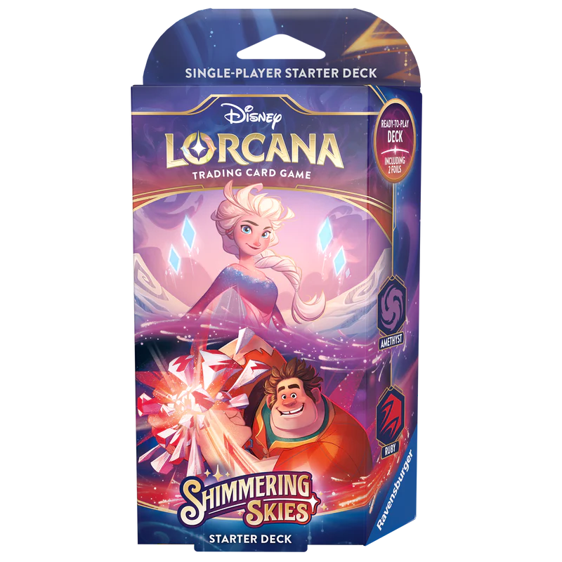 Disney Lorcana Shimmering Skies Starter Amethyst Ruby