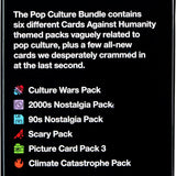 Cards Against Humanity: Pop Culture Bundle
