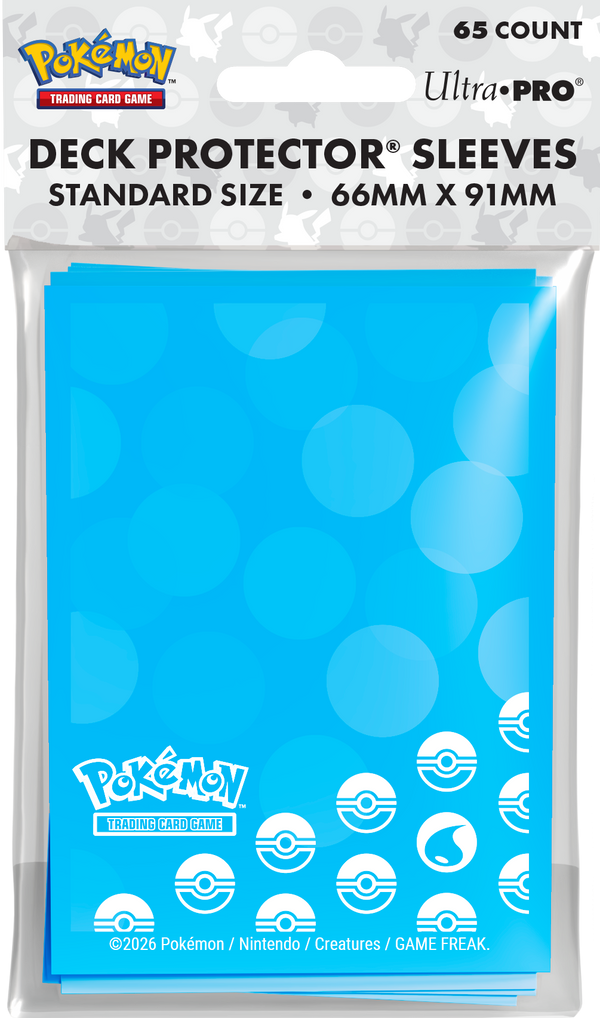 UP D-PRO POKEMON ENERGY WATER TYPE 65CT