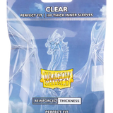 DRAGON SHIELD SLEEVES PERFECT FIT THICK INNER CLEAR 100CT