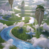Clearwater Pathway // Clearwater Pathway (AZNR-025) (Borderless) [Zendikar Rising Art Series] Foil