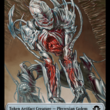 Phyrexian Golem // Energy Reserve Double-Sided Token [Modern Horizons 3 Tokens]