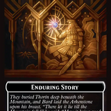 On an Adventure // Enduring Story Double Sided Token [The Hobbit Tokens]