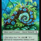Dragon // Forest Tentacle Double-Sided Token [Reality Fracture Tokens]