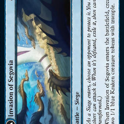 Invasion of Segovia // Caetus, Sea Tyrant of Segovia [March of the Machine]