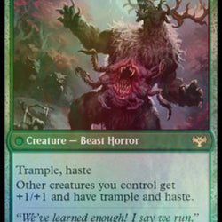 Ulvenwald Oddity // Ulvenwald Behemoth [Innistrad: Crimson Vow Prerelease Promos]