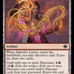 Saheeli's Lattice // Mastercraft Raptor [The Lost Caverns of Ixalan]
