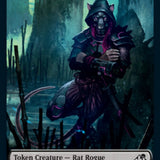 Samurai // Rat Rogue Double-Sided Token [Kamigawa: Neon Dynasty Tokens]