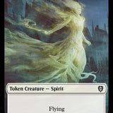 Human // Spirit Double-Sided Token [Phyrexia: All Will Be One Commander Tokens]
