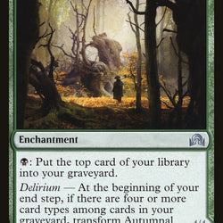 Autumnal Gloom // Ancient of the Equinox [Shadows over Innistrad]