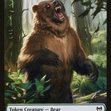 Human Warrior // Bear Double-Sided Token [Kaldheim Tokens]